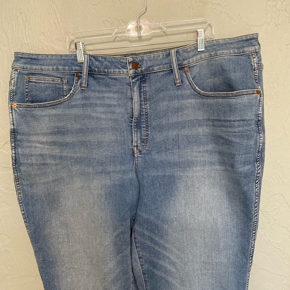 Madewell Curvy Stovepipe Jeans size W28W plus Euclid wash NWT - Picture 6 of 12